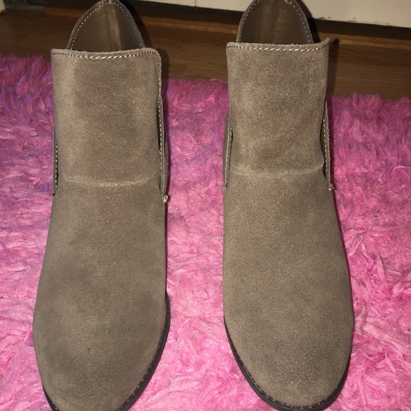 Dark Nutmeg Real Suede Slip on Ankle Boots - Picture 4 of 12